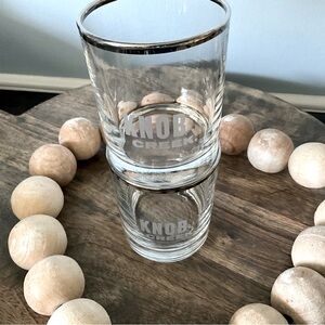 EUC Knob Creek Whiskey Lowball Glasses - Set